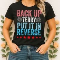 Retro Back Up Terry Back It Up Terry 4th of July Fireworks Women's T-Shirt thumb 2