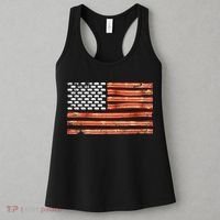 Retro Bacon Usa American Flag Independence Day 4th Of July Women's Tank Top thumb 3