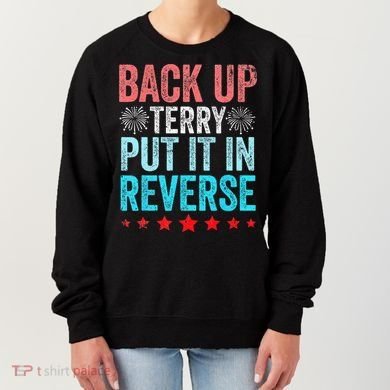 Retro Back Up Terry Put It In Reverse 4th Of July Fireworks Women's Sweatshirt