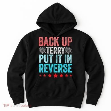Retro Back Up Terry Put It In Reverse 4th Of July Fireworks Hoodie