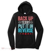 Retro Back Up Terry Put It In Reverse 4th Of July Fireworks Women's Hoodie thumb 0