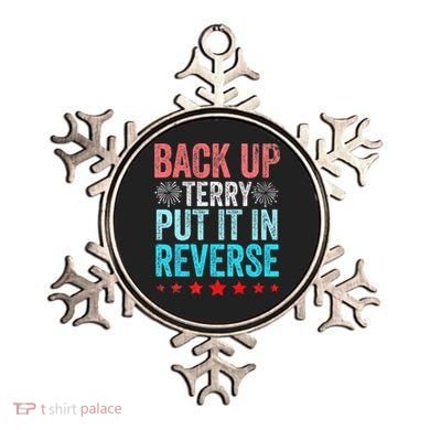 Retro Back Up Terry Put It In Reverse 4th Of July Fireworks Ornament