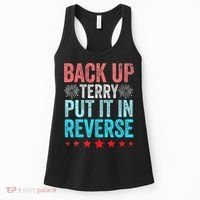 Retro Back Up Terry Put It In Reverse 4th Of July Fireworks Women's Tank Top thumb 0