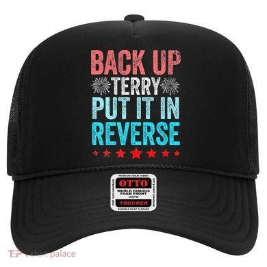 Retro Back Up Terry Put It In Reverse 4th Of July Fireworks Hat