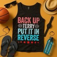 Retro Back Up Terry Put It In Reverse 4th Of July Fireworks Tank Top thumb 4