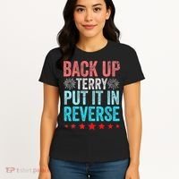Retro Back Up Terry Put It In Reverse 4th Of July Fireworks Women's T-Shirt thumb 4