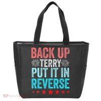 Retro Back Up Terry Put It In Reverse 4th Of July Fireworks Tote Bag thumb 0
