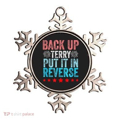 Retro Back Up Terry Put It In Reverse 4th Of July Fireworks Ornament