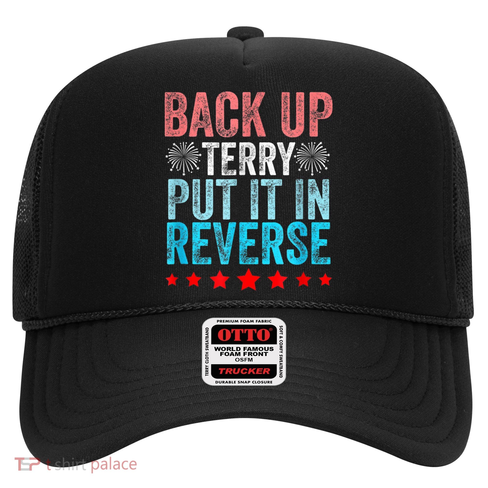 Retro Back Up Terry Put It In Reverse 4th Of July Fireworks Hat