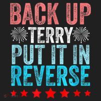 Retro Back Up Terry Put It In Reverse 4th Of July Fireworks Hat thumb 2