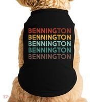 Retro Bennington Vermont Cool Gift Doggie Tank thumb 0