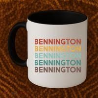 Retro Bennington Vermont Cool Gift Coffee Mug thumb 2