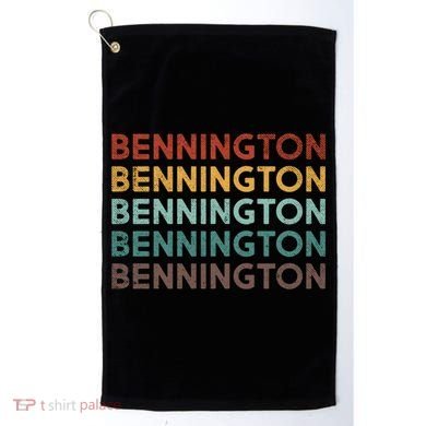 Retro Bennington Vermont Cool Gift Golf Towel