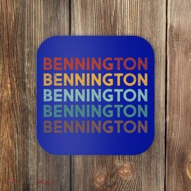 Retro Bennington Vermont Cool Gift Coaster
