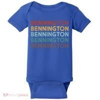Retro Bennington Vermont Cool Gift Baby Bodysuit thumb 0