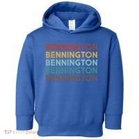 Retro Bennington Vermont Cool Gift Toddler Hoodie thumb 0
