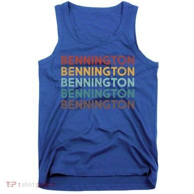 Retro Bennington Vermont Cool Gift Tank Top
