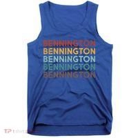 Retro Bennington Vermont Cool Gift Tank Top thumb 0