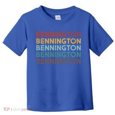 Retro Bennington Vermont Cool Gift Toddler T-Shirt
