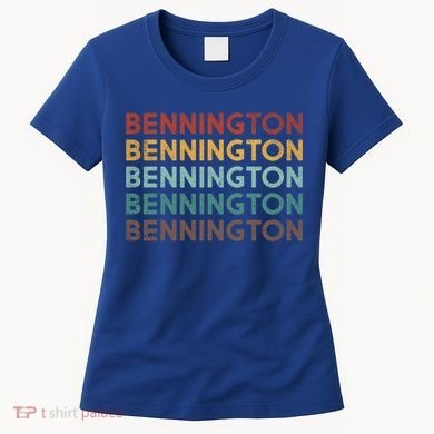 Retro Bennington Vermont Cool Gift Women's T-Shirt