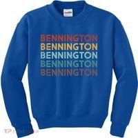 Retro Bennington Vermont Cool Gift Kids Sweatshirt thumb 0
