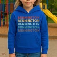 Retro Bennington Vermont Cool Gift Kids Hoodie thumb 3