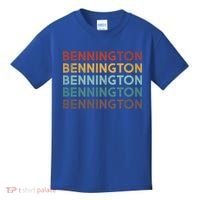 Retro Bennington Vermont Cool Gift Kids T-Shirt thumb 0