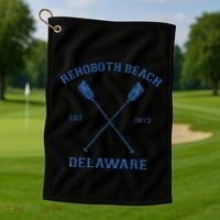 Rehoboth Beach Vacation Golf Towel thumb 1