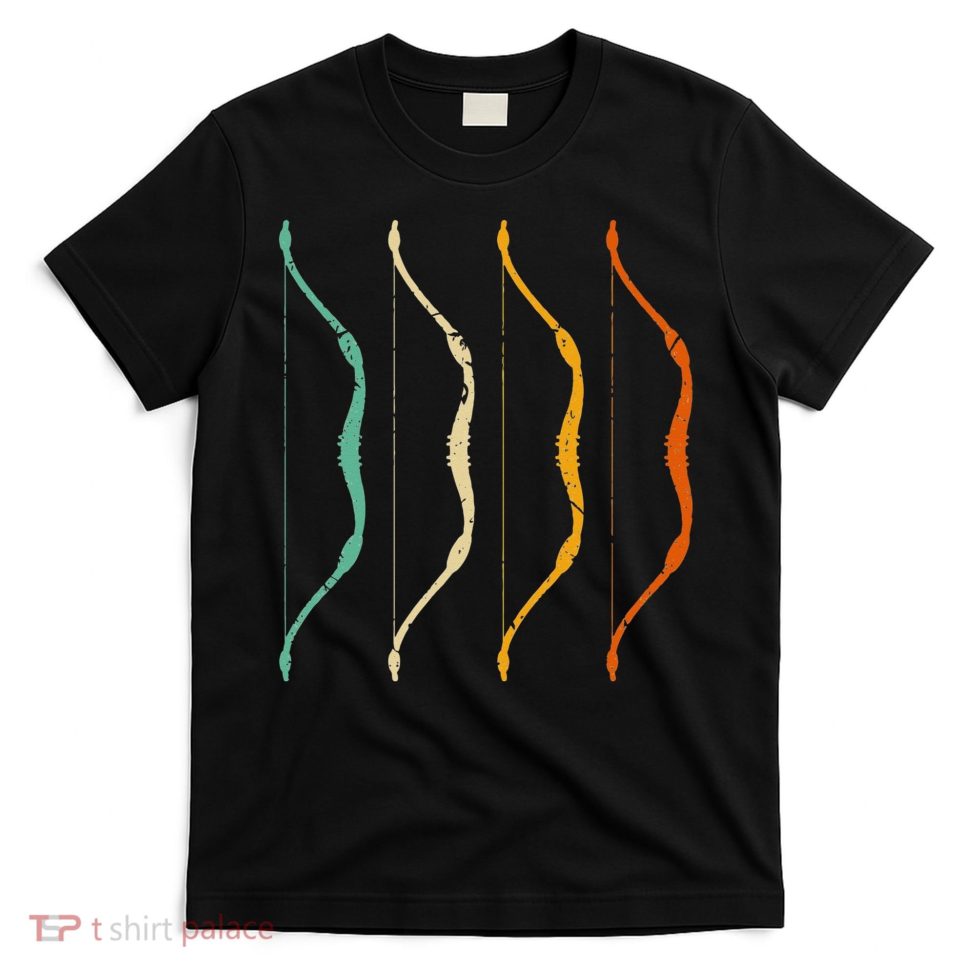 Recurve Bow Vintage Hunting Retro Archery T-Shirt