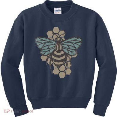 Retro Beekeeper Vintage Save The Bees Bumblebee Kids Sweatshirt