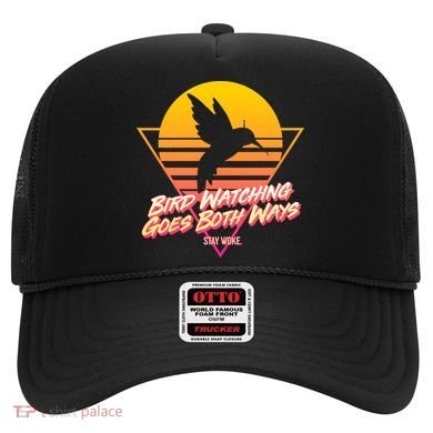 Retro Bird Watching Goes Both Ways Hat