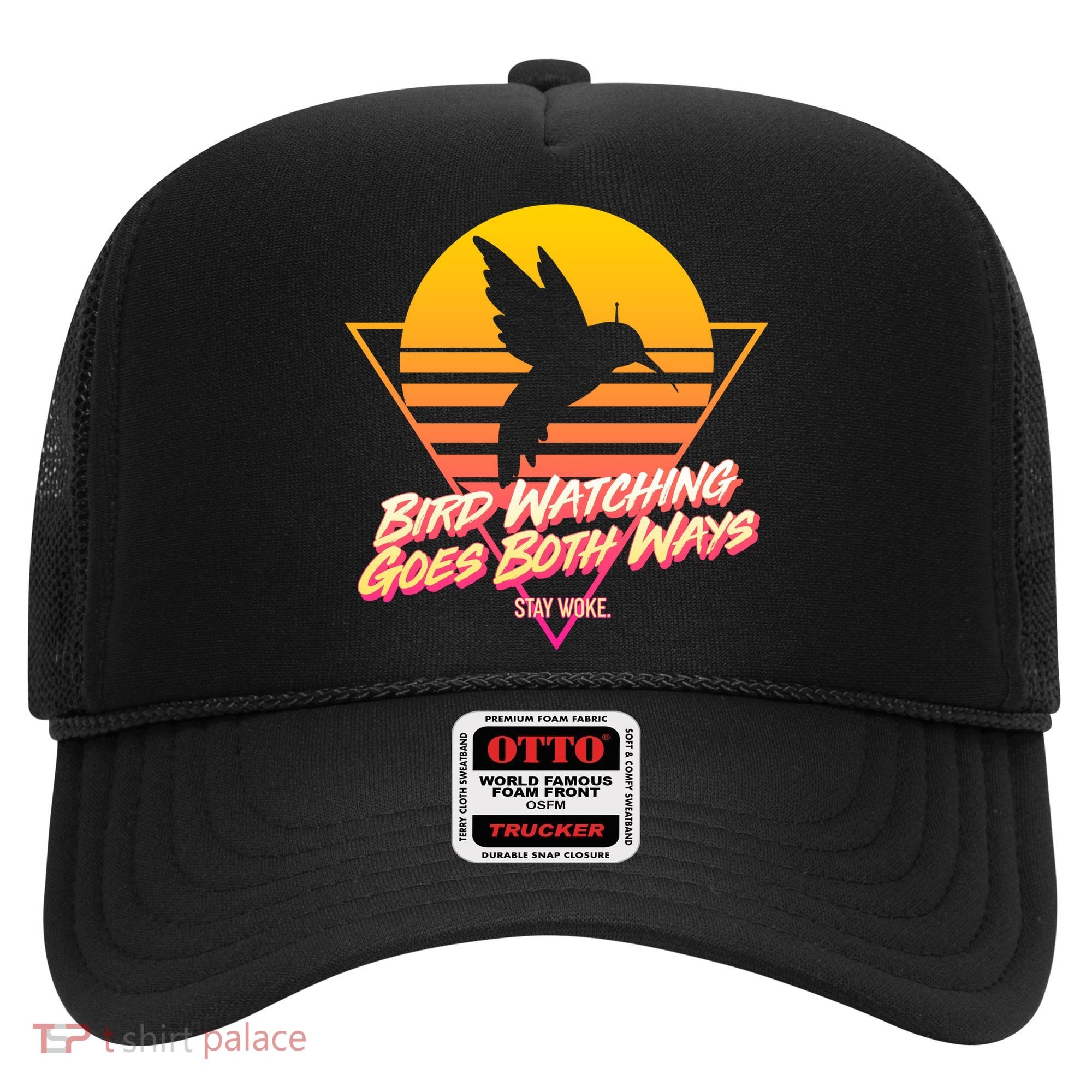 Retro Bird Watching Goes Both Ways Hat