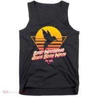 Retro Bird Watching Goes Both Ways Tank Top thumb 0