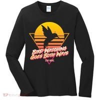 Retro Bird Watching Goes Both Ways Women's Long Sleeve Shirt thumb 0