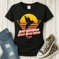 Retro Bird Watching Goes Both Ways Women's T-Shirt thumb 3