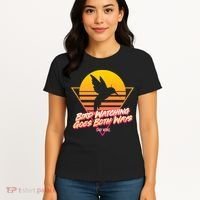 Retro Bird Watching Goes Both Ways Women's T-Shirt thumb 4