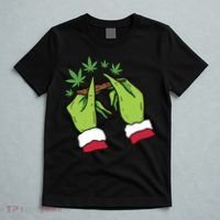 Rolling Blunt Weed Funny Christmas Xmas Holiday Trending T-Shirt thumb 5