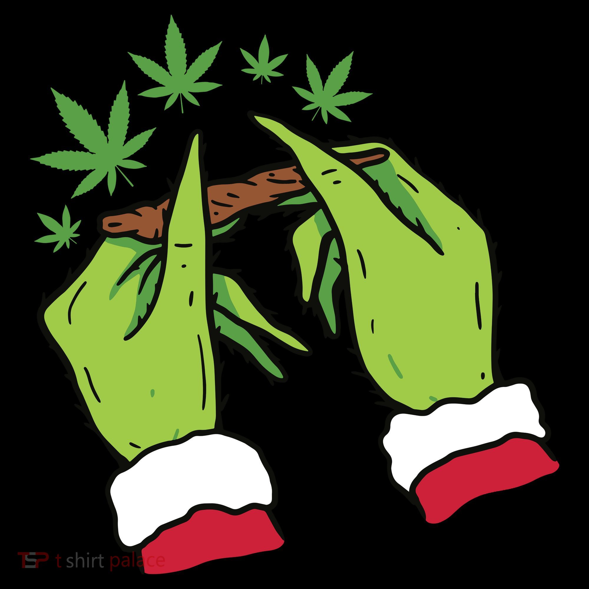 Rolling Blunt Weed Funny Christmas Xmas Holiday Trending Coffee Mug