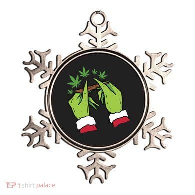 Rolling Blunt Weed Funny Christmas Xmas Holiday Trending Ornament
