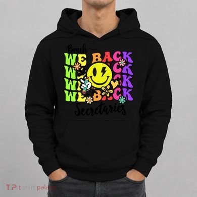 Retro Bruh We Back Secretary School Secretary Back To School Hoodie