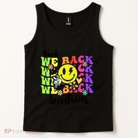 Retro Bruh We Back Secretary School Secretary Back To School Tank Top thumb 2