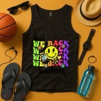 Retro Bruh We Back Secretary School Secretary Back To School Tank Top thumb 4
