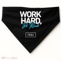 Real Broker Work Hard Be Kind Core Value USA-Made Doggie Bandana thumb 0