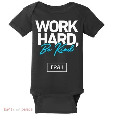 Real Broker Work Hard Be Kind Core Value Baby Bodysuit