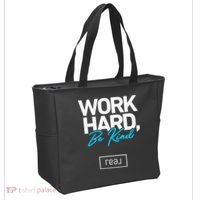Real Broker Work Hard Be Kind Core Value Tote Bag thumb 2