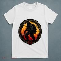 Retro Bigfoot Wildland Firefighter Sasquatch Fireman T-Shirt thumb 5