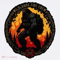 Retro Bigfoot Wildland Firefighter Sasquatch Fireman Women's Hoodie thumb 2