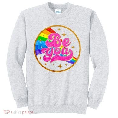Retro Be You Rainbow Emblem Sweatshirt