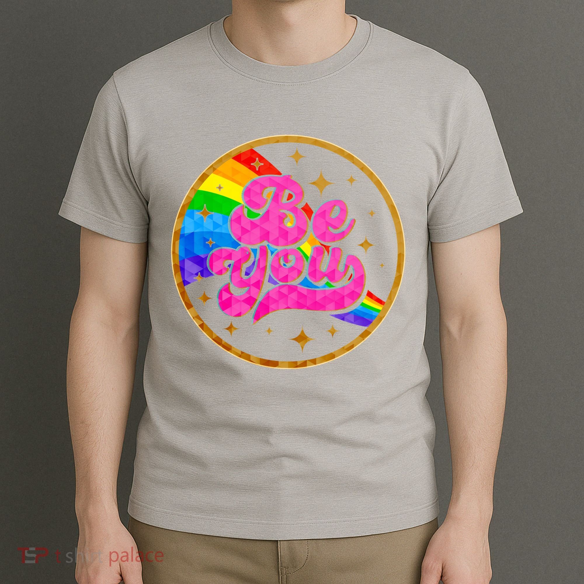 Retro Be You Rainbow Emblem T-Shirt