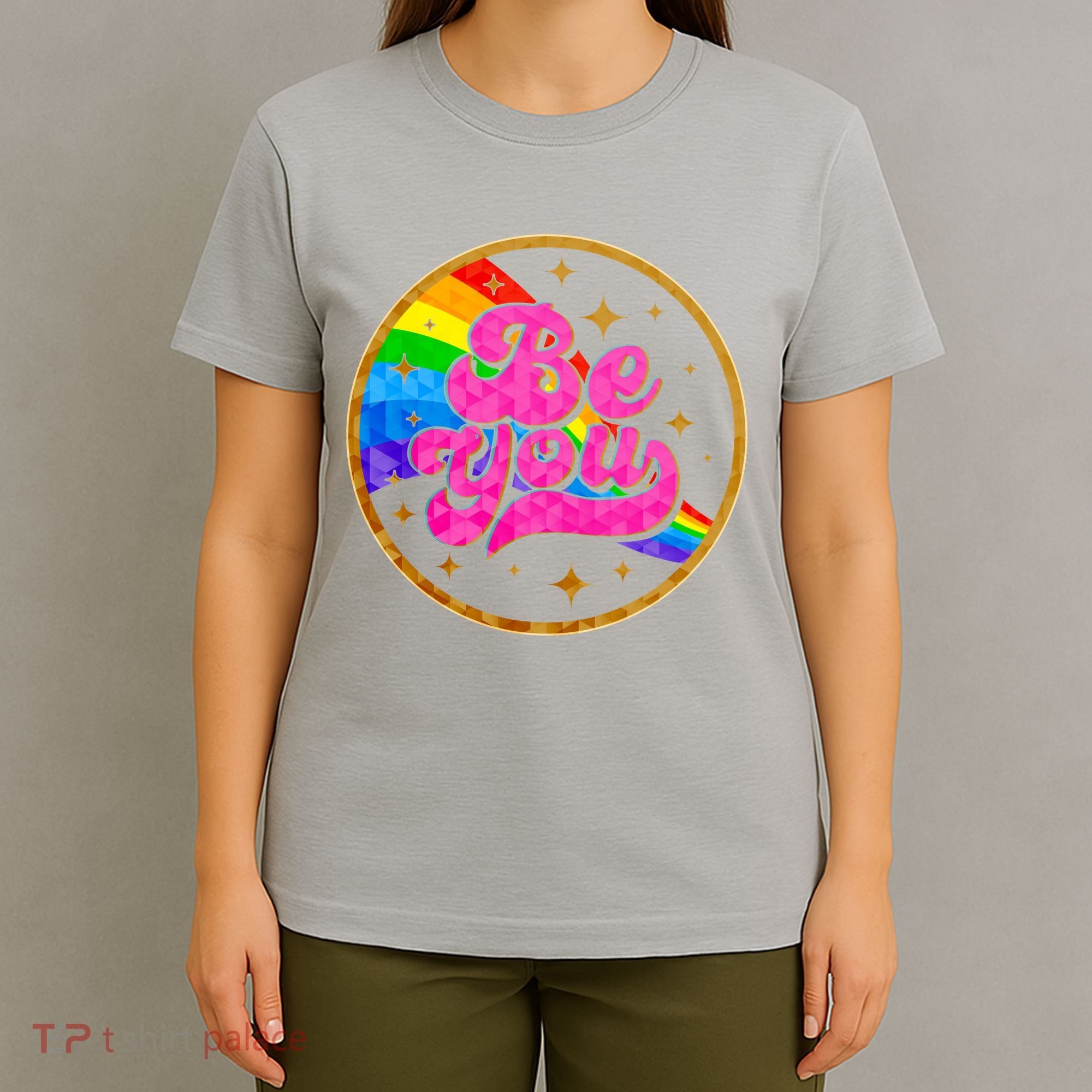 Retro Be You Rainbow Emblem T-Shirt